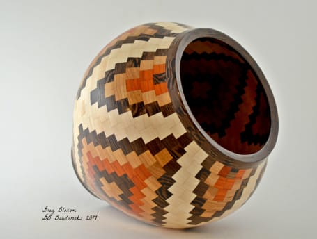 Hand turned wooden bowls